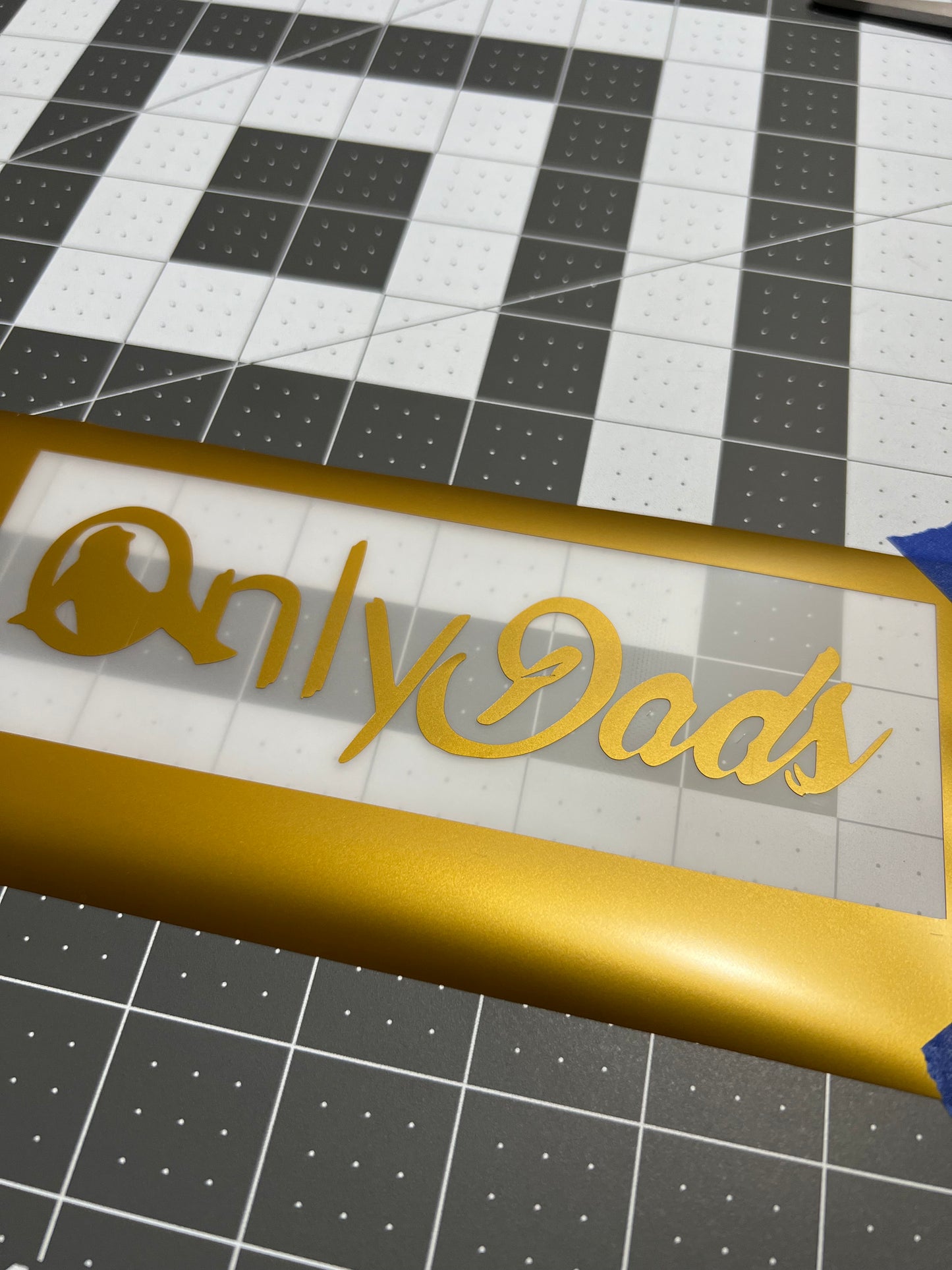 Only Dads Hat Forward Decal