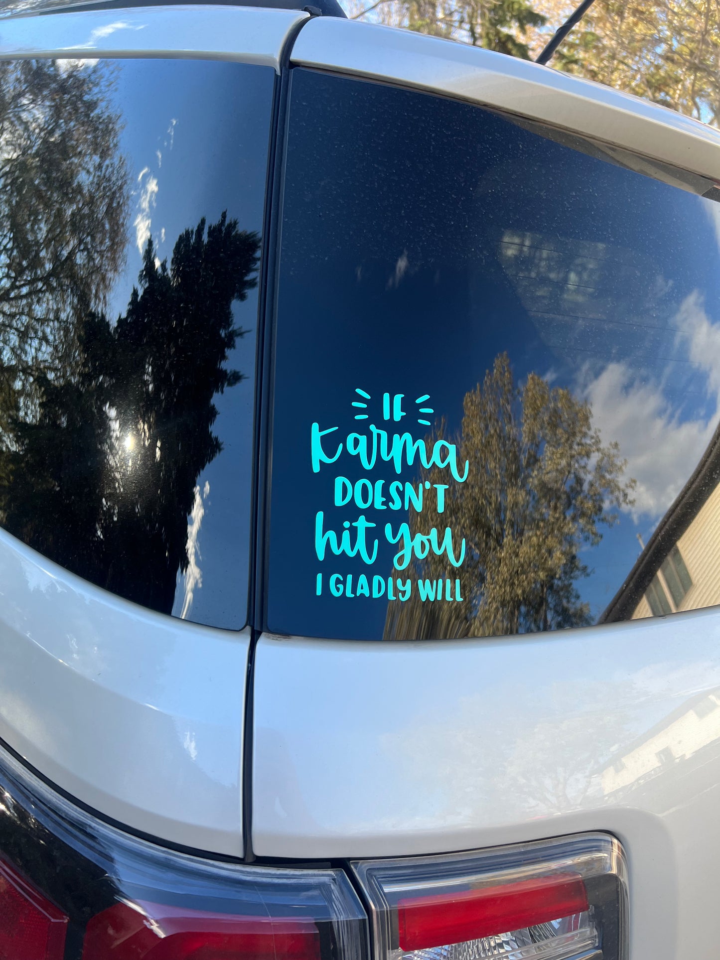 If Karma Doesn’t Hit You I Gladly Will