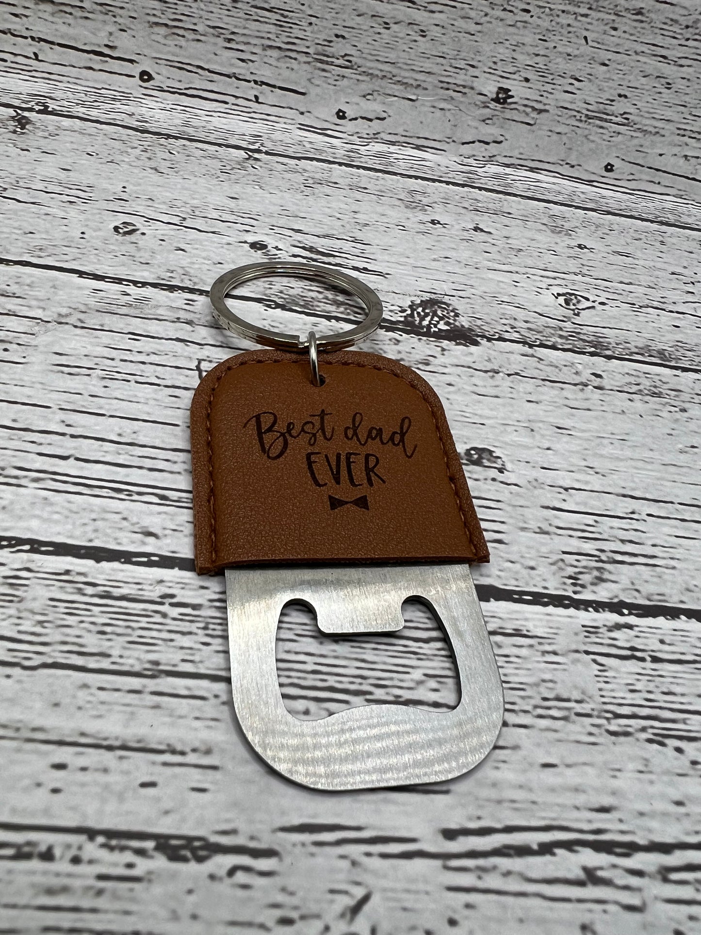 Bottle Opener Keychain - Best Dad Ever