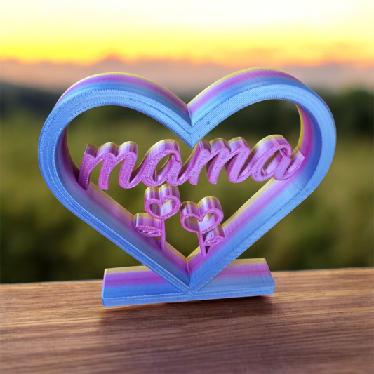 3D Mama Heart Decor