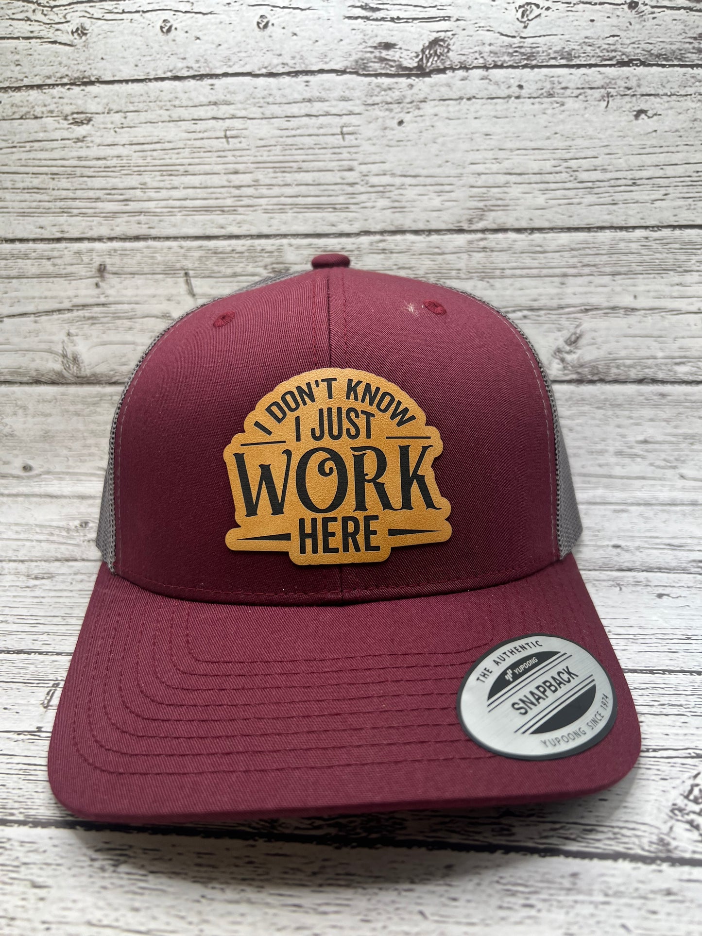 I don’t know, I just work here hat