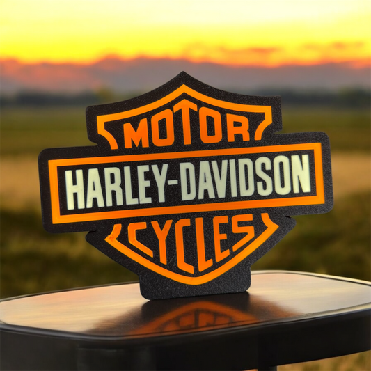 3D Harley Davidson Night Light