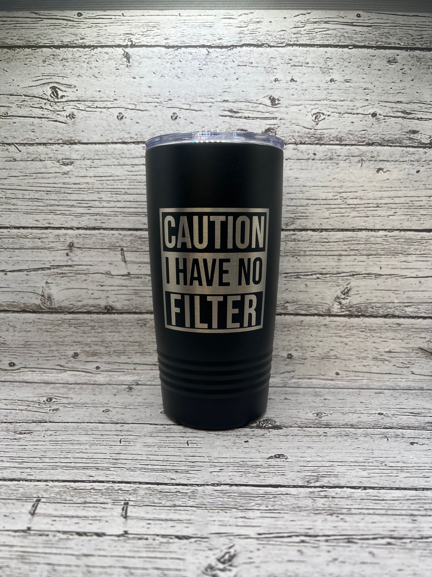 20oz Caution I Have No Filter - Polar Camel