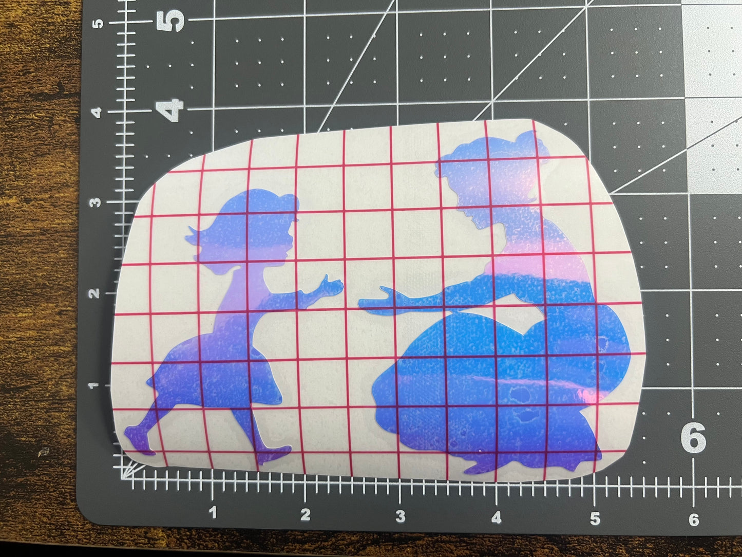 Mom With Daughter Running Up