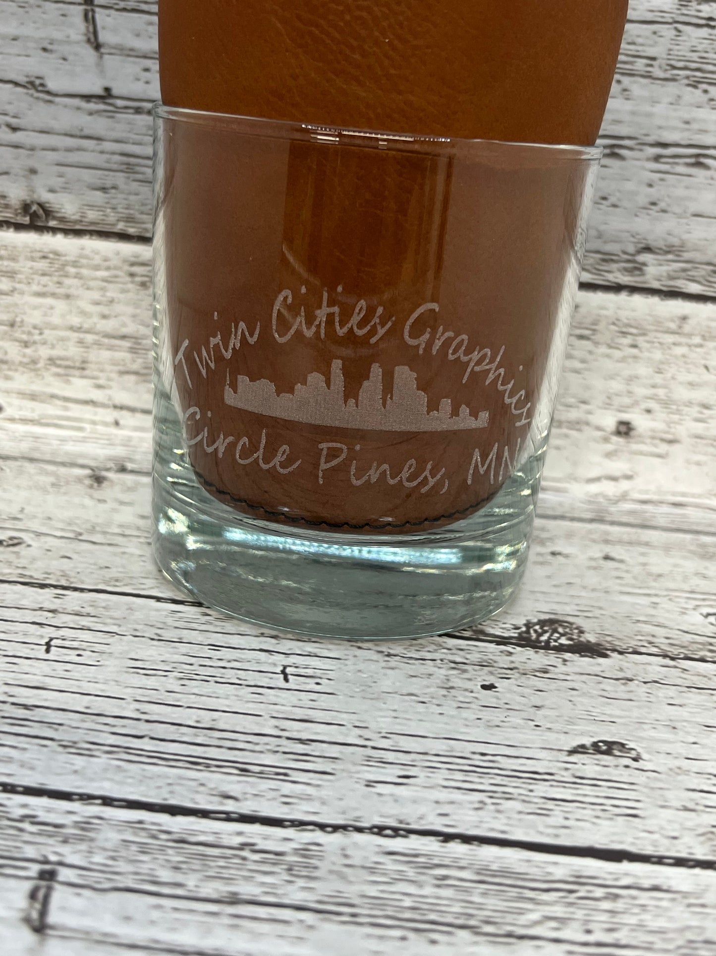 10.5oz On The Rocks Glass - Laser Engraved