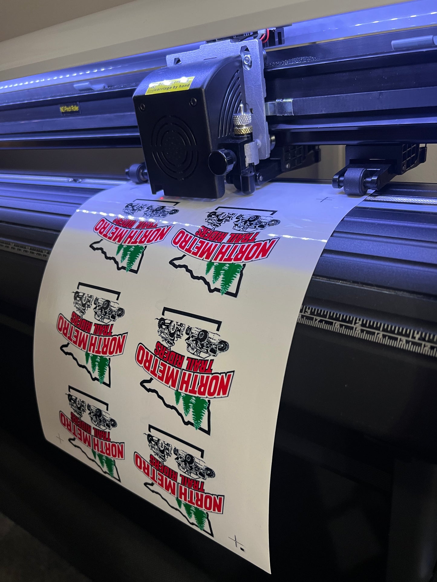 North Metro Trail Riders - Clear Background 6 Piece