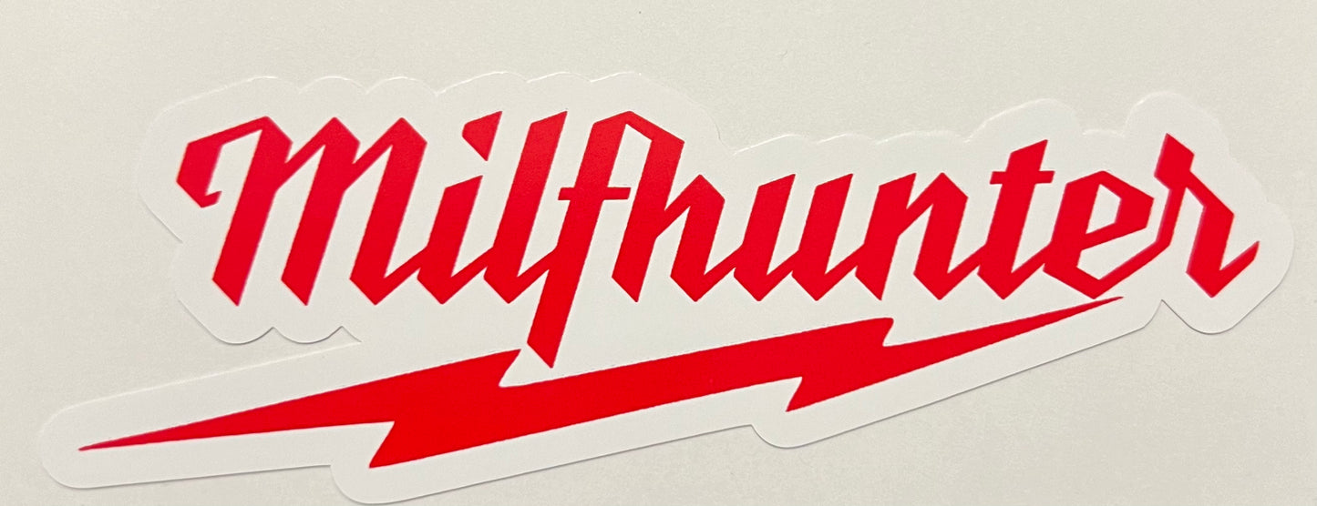 Milfhunter Full Color Sticker