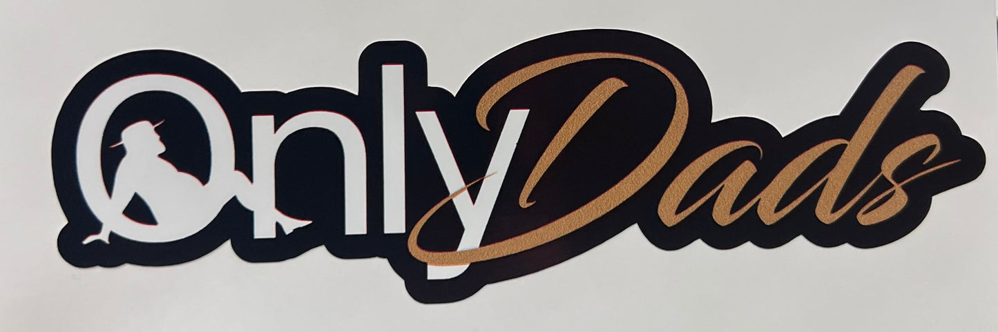 Only Dads Full Color Sticker