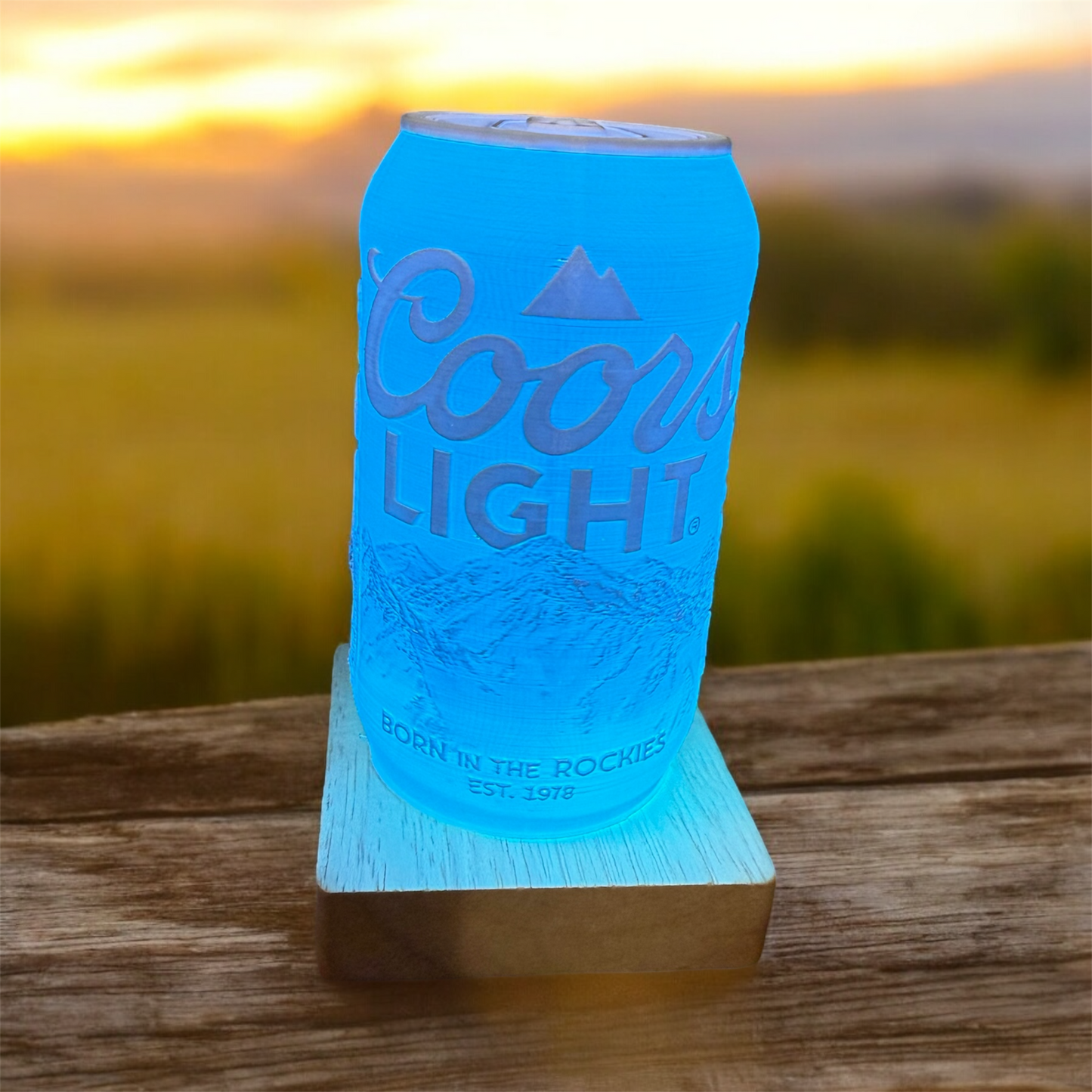 3D Coors Light Night Light