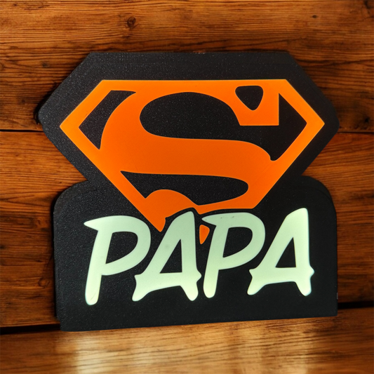 3D Super Papa Night Light