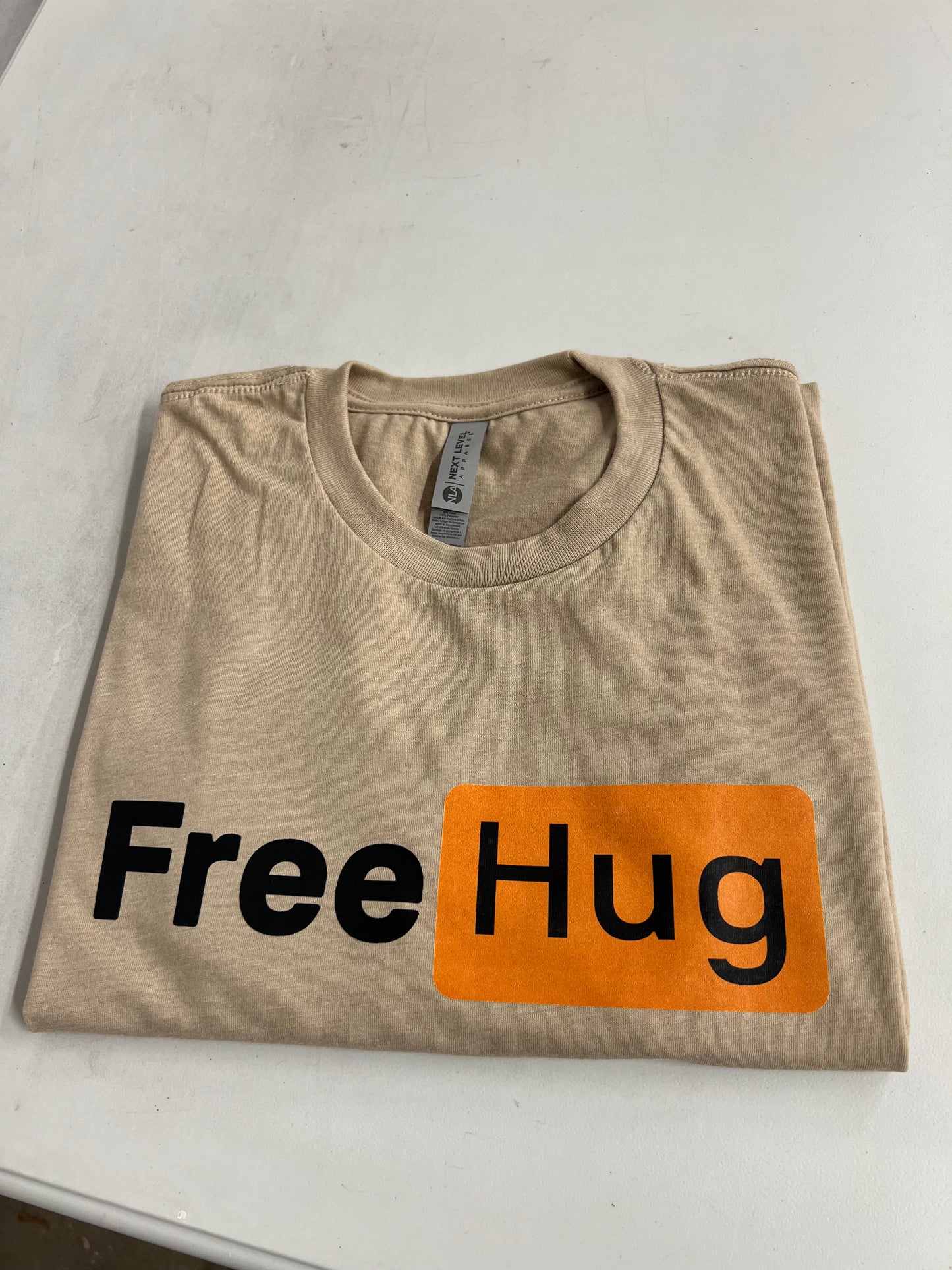 Free Hug Embroidered Hat & Shirt